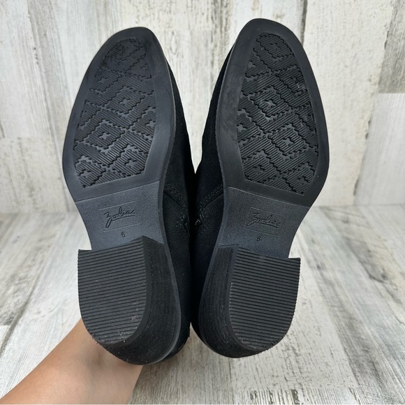 NEW Zodiac Hope Black Suede Leather Women's Ankle Boots #963 - Picture 8 of 14